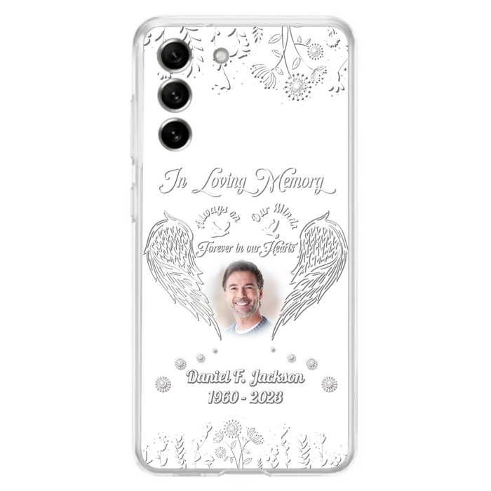 Custom Personalized Memorial Photo Phone Case - Memorial Gift Idea - In Loving Memory