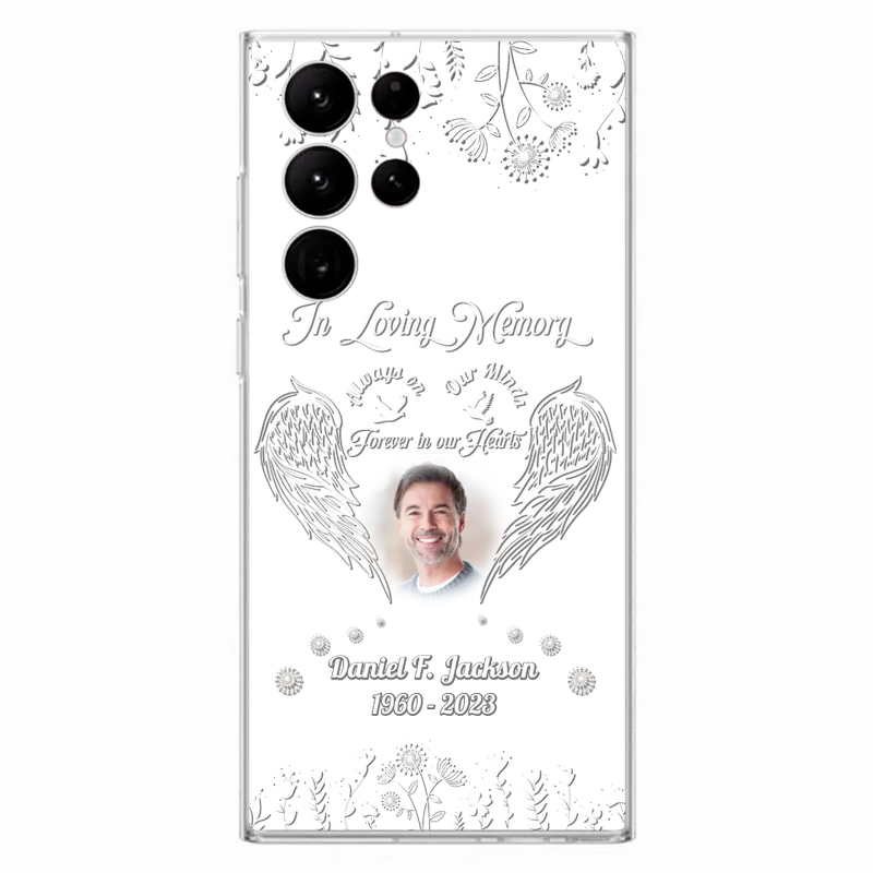 Personalized Memorial Photo Phone Case - Memorial Gift Idea - In Loving Memory