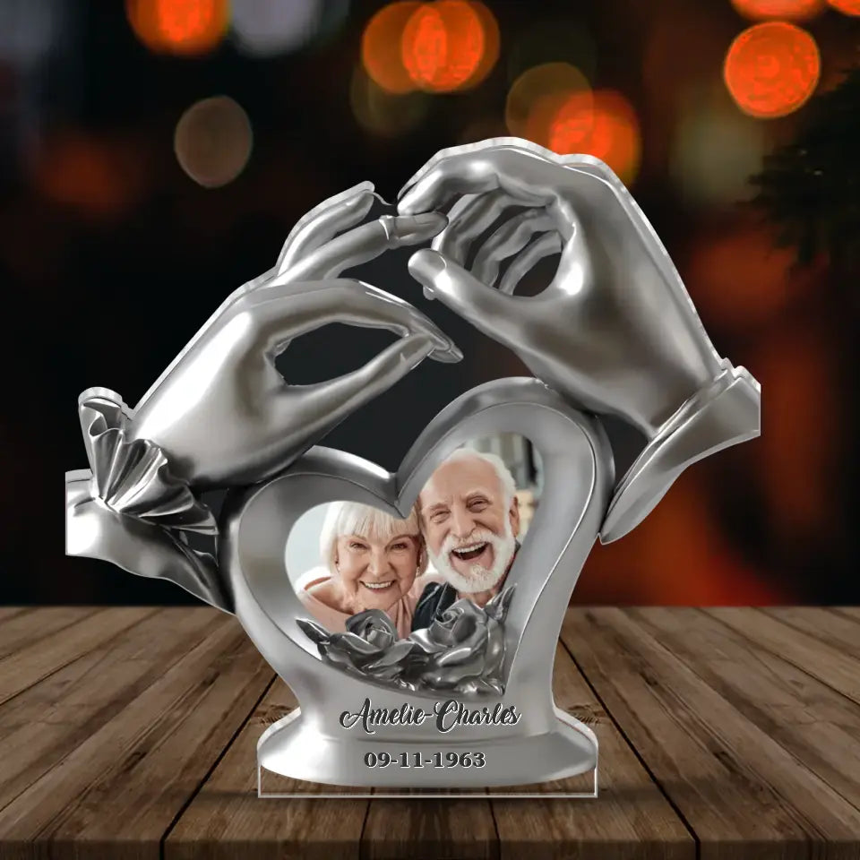 Personalized Couple Love Custom Shape Acrylic Plaque - Gift Idea for Couple/ Him/ Her - You & Me We Got This main image 1
