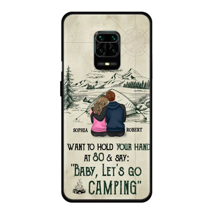 Custom Personalized Couple Phone Case - Gift Idea For Couple - Case For Oppo/Xiaomi/Huawei - Baby Let's Go Camping