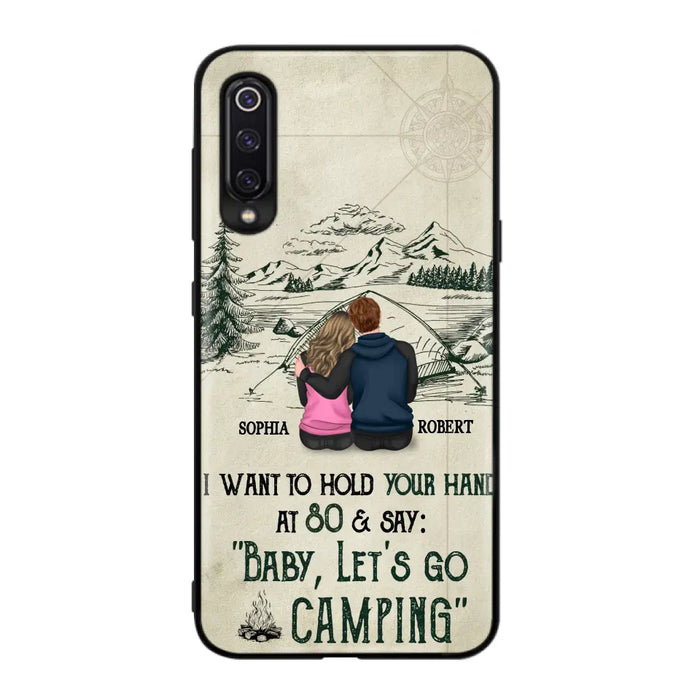 Custom Personalized Couple Phone Case - Gift Idea For Couple - Case For Oppo/Xiaomi/Huawei - Baby Let's Go Camping