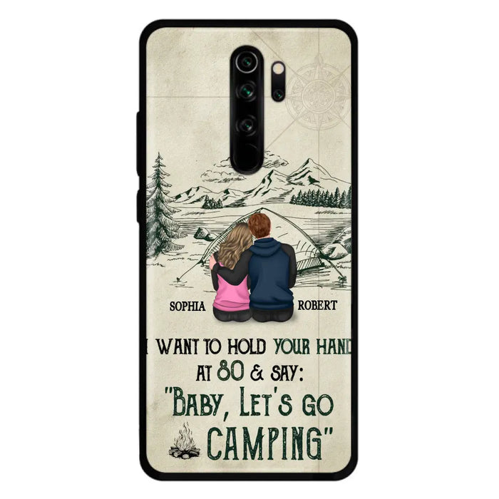 Custom Personalized Couple Phone Case - Gift Idea For Couple - Case For Oppo/Xiaomi/Huawei - Baby Let's Go Camping