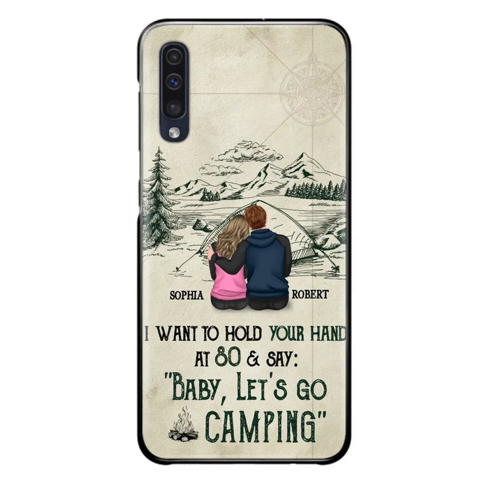 Custom Personalized Couple Phone Case - Gift Idea For Couple - Case For iPhone/Samsung - Baby Let's Go Camping