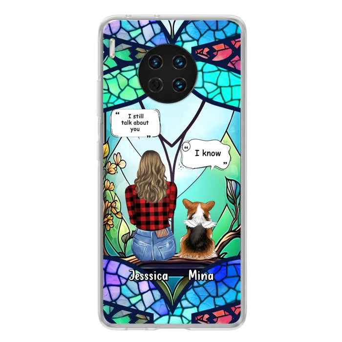 Custom Personalized Memorial Pet Phone Case - Memorial Gift Idea For Dog/ Cat/ Rabbits Owners - Up to 3 Dogs/ Cats/ Rabbits - Case For Xiaomi/ Oppo/ Huawei