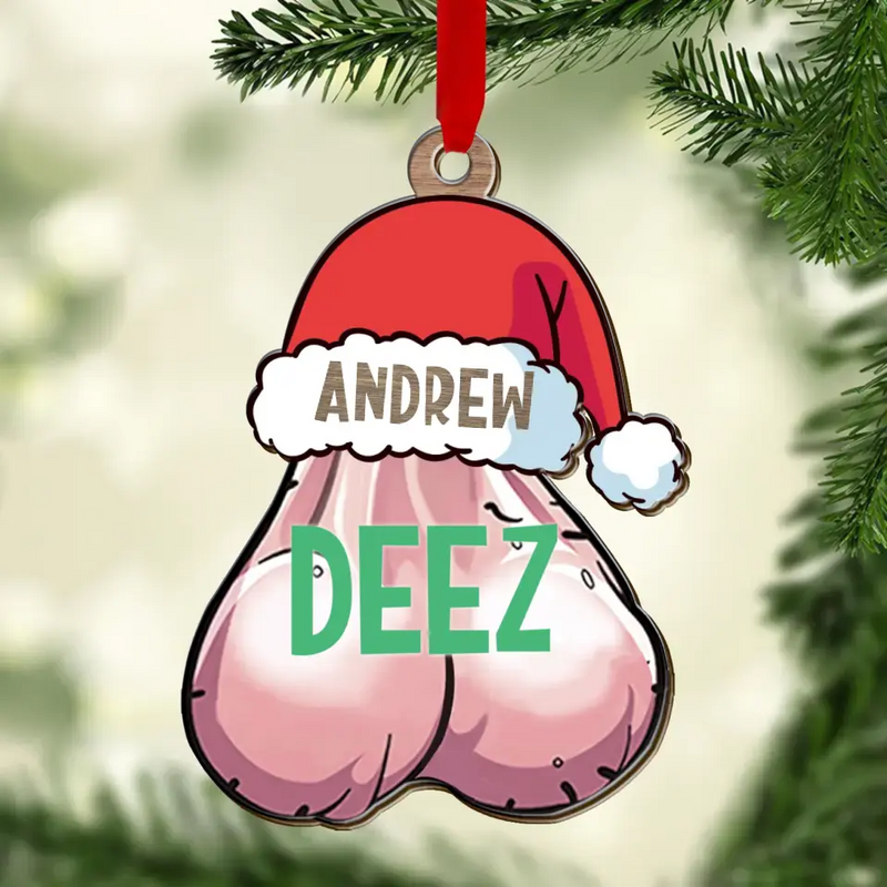 Personalized Wooden Ornament - Gift Idea For Christmas, Gift for Him, Funny Christmas Ornament