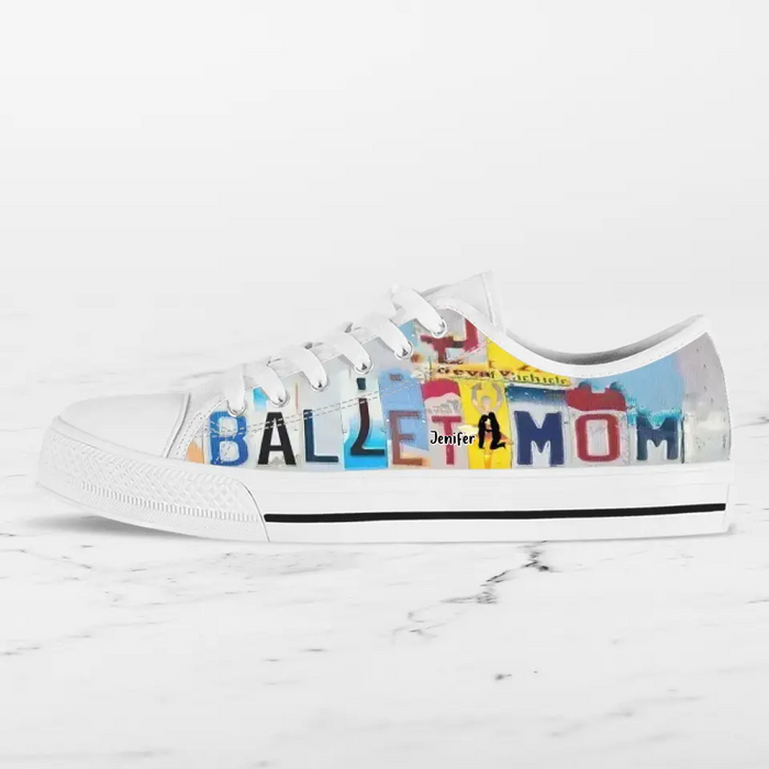 Custom Ballet Mom Sneakers - Gift Idea For Mother