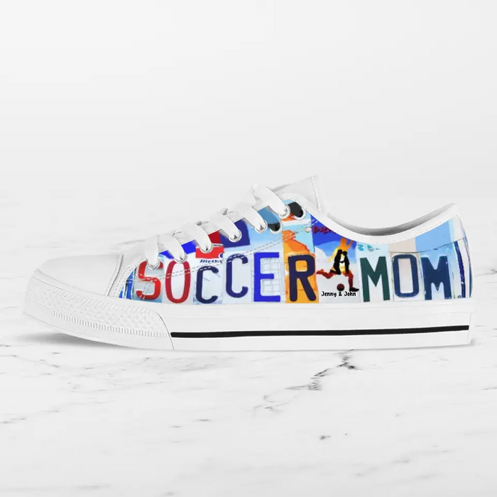 Custom Soccer Mom Sneakers - Gift Idea For Mother