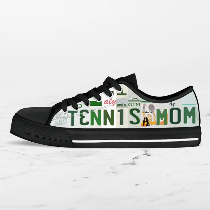 Custom Tennis Mom Sneakers - Gift Idea For Mother/ Tennis Lover