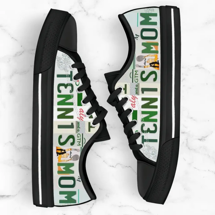 Custom Tennis Mom Sneakers - Gift Idea For Mother/ Tennis Lover