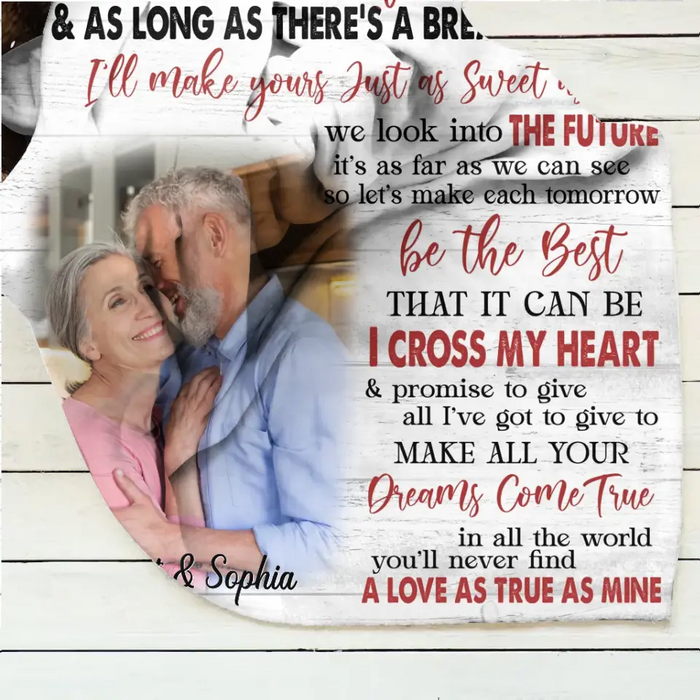 You Will Always Be The Miracle - Personalized Couple Quilt/ Single Layer Fleece Blanket - Gift Idea For Couple/ Husband/ Wife - Upload Photo