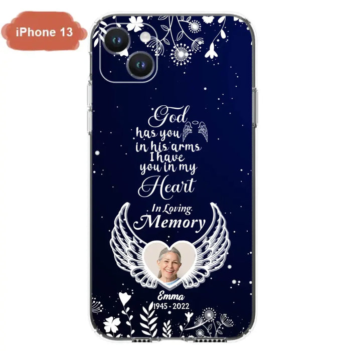 Personalized Memorial Phone Case - Memorial Gift Idea For Family - I Have You In My Heart - Case For iPhone/Samsung