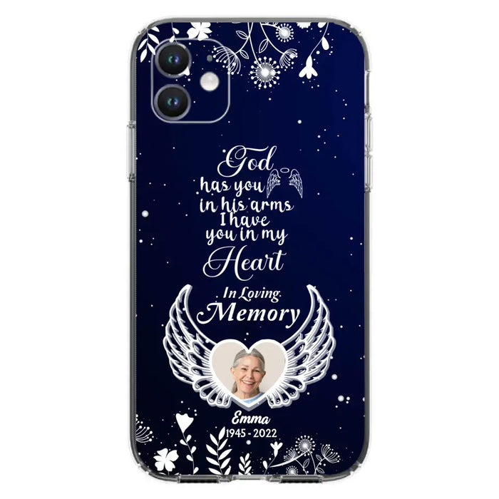 Personalized Memorial Phone Case - Memorial Gift Idea For Family - I Have You In My Heart - Case For iPhone/Samsung