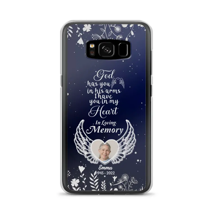 Personalized Memorial Phone Case - Memorial Gift Idea For Family - I Have You In My Heart - Case For iPhone/Samsung