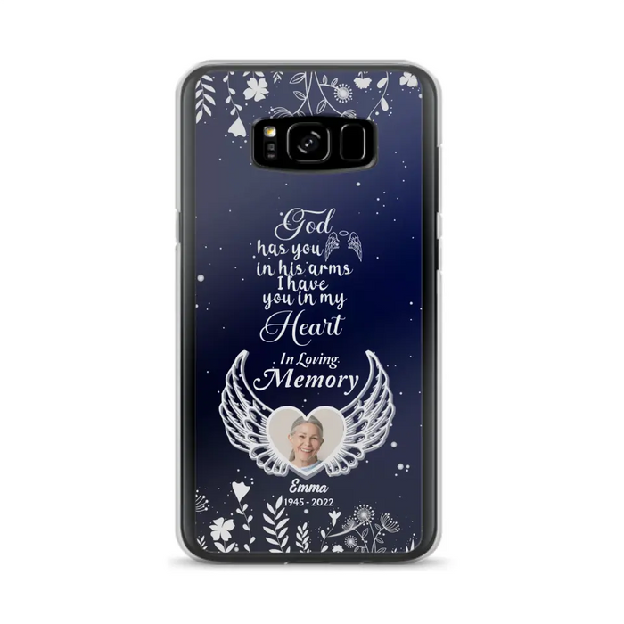 Personalized Memorial Phone Case - Memorial Gift Idea For Family - I Have You In My Heart - Case For iPhone/Samsung