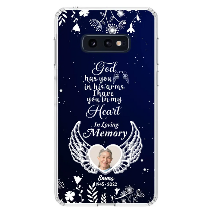 Personalized Memorial Phone Case - Memorial Gift Idea For Family - I Have You In My Heart - Case For iPhone/Samsung