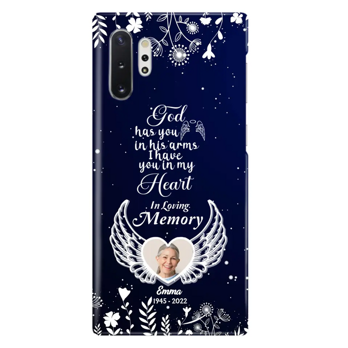 Personalized Memorial Phone Case - Memorial Gift Idea For Family - I Have You In My Heart - Case For iPhone/Samsung