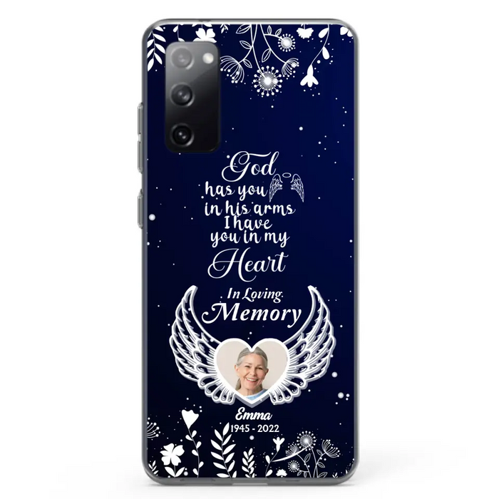 Personalized Memorial Phone Case - Memorial Gift Idea For Family - I Have You In My Heart - Case For iPhone/Samsung