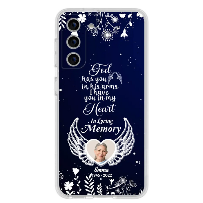 Personalized Memorial Phone Case - Memorial Gift Idea For Family - I Have You In My Heart - Case For iPhone/Samsung