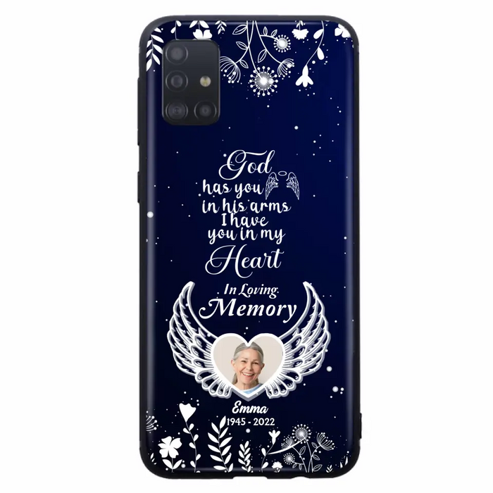 Personalized Memorial Phone Case - Memorial Gift Idea For Family - I Have You In My Heart - Case For iPhone/Samsung