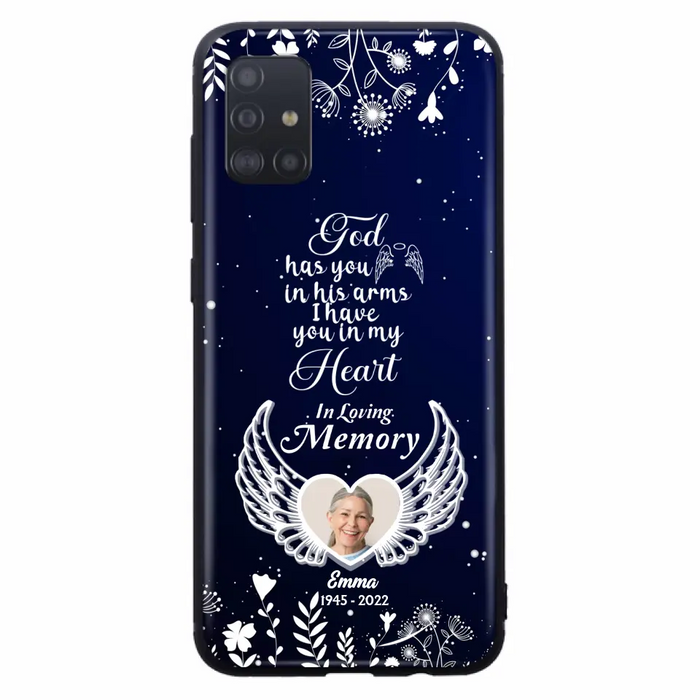 Personalized Memorial Phone Case - Memorial Gift Idea For Family - I Have You In My Heart - Case For iPhone/Samsung