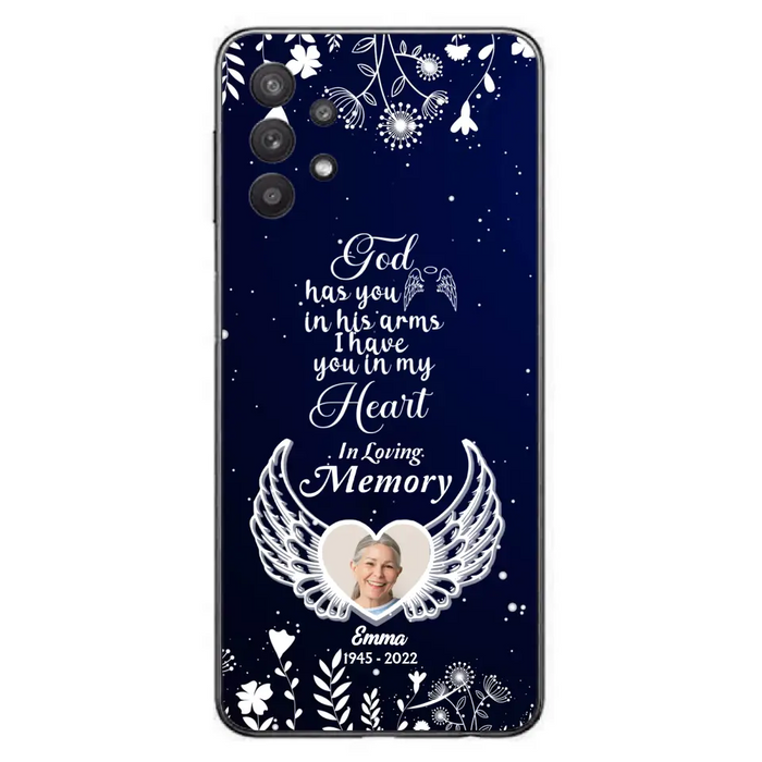 Personalized Memorial Phone Case - Memorial Gift Idea For Family - I Have You In My Heart - Case For iPhone/Samsung