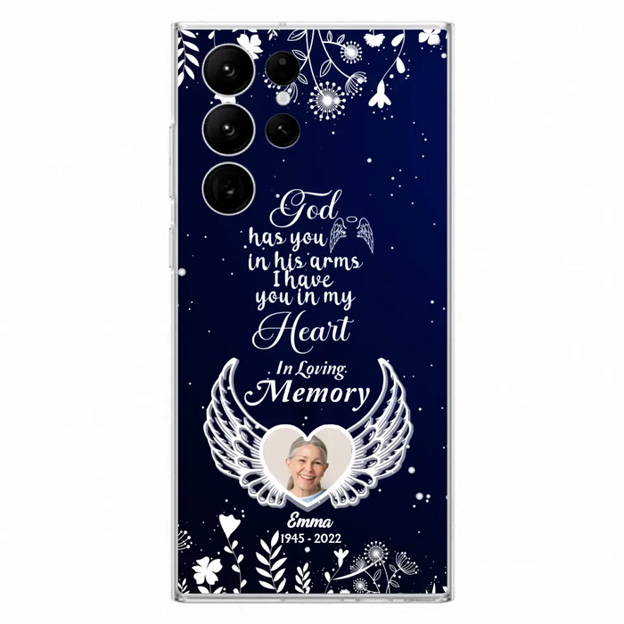 Personalized Memorial Phone Case - Memorial Gift Idea For Family - I Have You In My Heart - Case For iPhone/Samsung