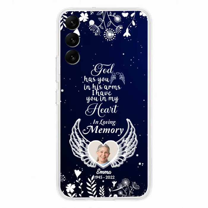 Personalized Memorial Phone Case - Memorial Gift Idea For Family - I Have You In My Heart - Case For iPhone/Samsung