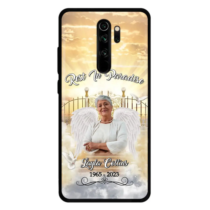 Custom Personalized Rest In Paradise Memorial Phone Case - Upload Photo - Memorial Gift Idea For Family - Case For Xiaomi/ Oppo/ Huawei