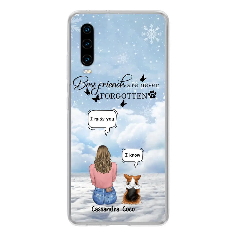 Personalized Memorial Pet Phone Case - Up to 3 Pets - Memorial Gift Idea For Dog/Cat/Rabbits Owners - I Miss You - Case For Oppo/Xiaomi/Huawei