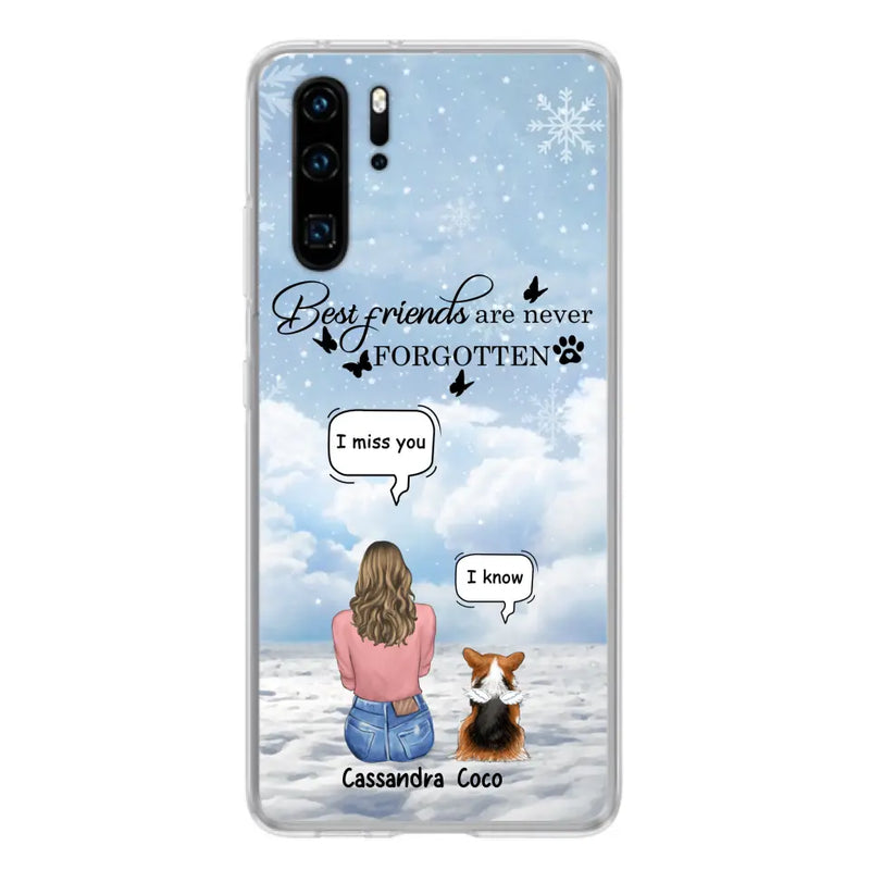 Personalized Memorial Pet Phone Case - Up to 3 Pets - Memorial Gift Idea For Dog/Cat/Rabbits Owners - I Miss You - Case For Oppo/Xiaomi/Huawei