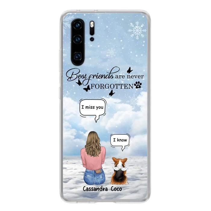 Personalized Memorial Pet Phone Case - Upto 3 Pets - Memorial Gift Idea For Dog/Cat/Rabbits Owners - I Miss You - Case For Oppo/Xiaomi/Huawei