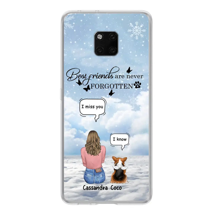 Personalized Memorial Pet Phone Case - Upto 3 Pets - Memorial Gift Idea For Dog/Cat/Rabbits Owners - I Miss You - Case For Oppo/Xiaomi/Huawei