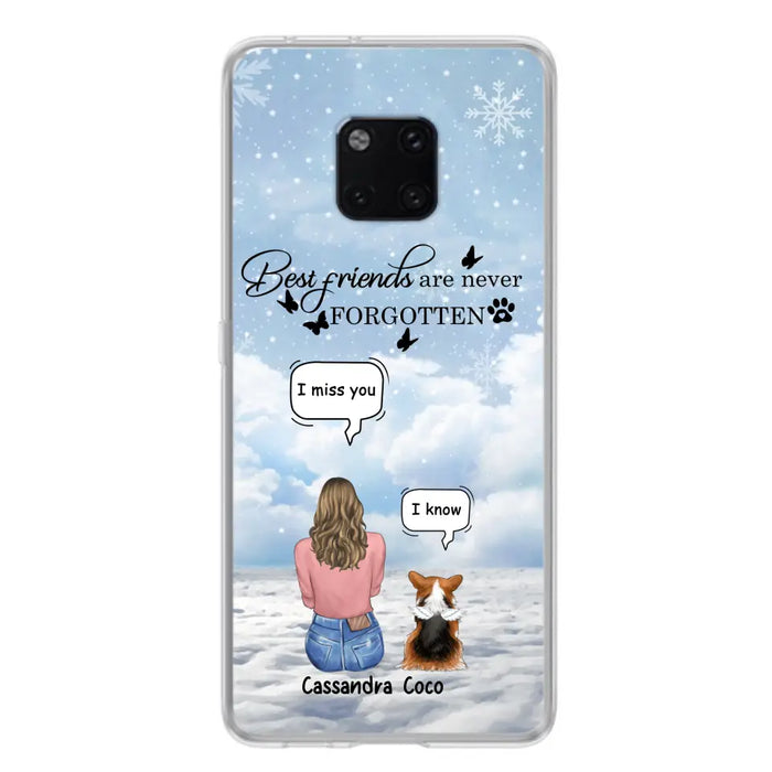 Personalized Memorial Pet Phone Case - Upto 3 Pets - Memorial Gift Idea For Dog/Cat/Rabbits Owners - I Miss You - Case For Oppo/Xiaomi/Huawei