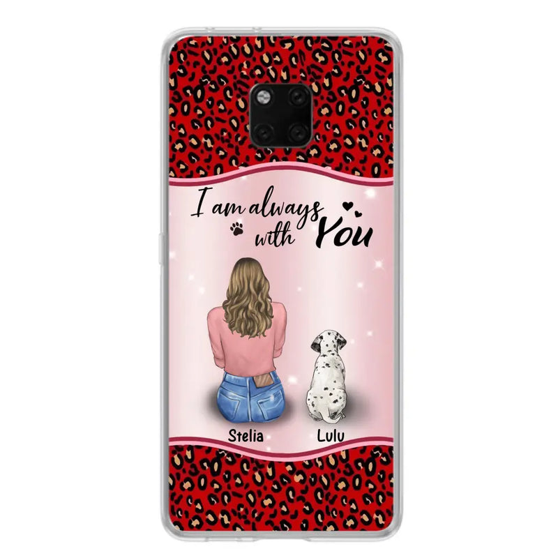 Personalized Dog Mom Phone Case - Up to 4 Dogs - Gift Idea For Dog Owners - I Am Always With You - Case For Oppo/Xiaomi/Huawei
