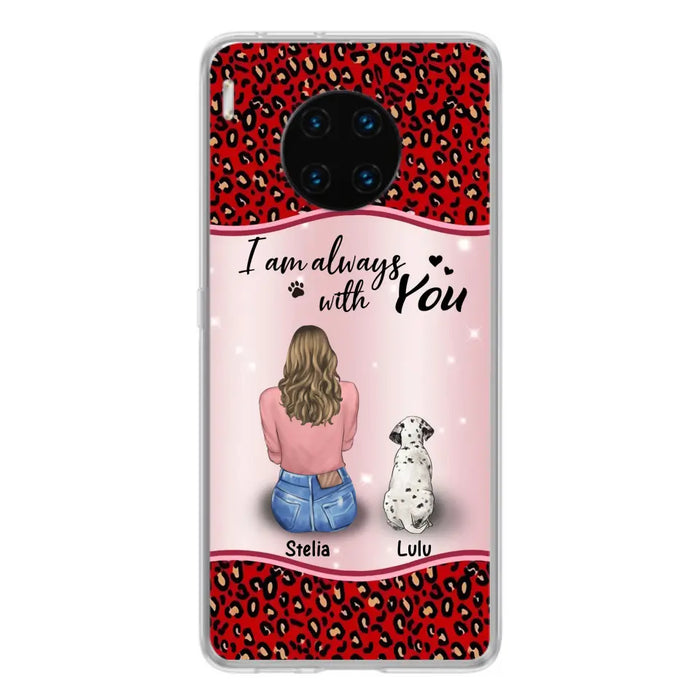 Personalized Dog Mom Phone Case - Upto 4 Dogs -Gift Idea For Dog Owners - I Am Always With You - Case For Oppo/Xiaomi/Huawei