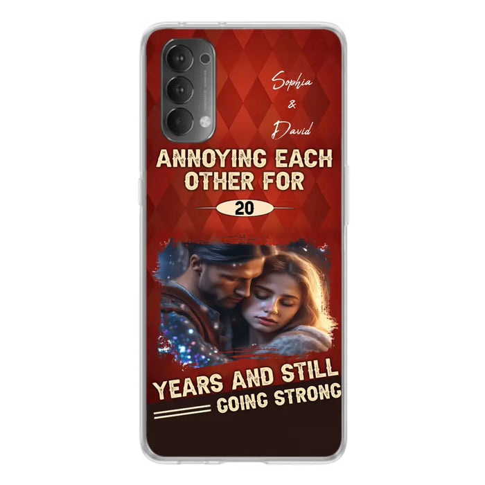 Personalized Couple Photo Phone Case - Gift Idea For Couple - Annoying Each Other For 20 Years And Still Going Strong - Case For Oppo/Xiaomi/Huawei