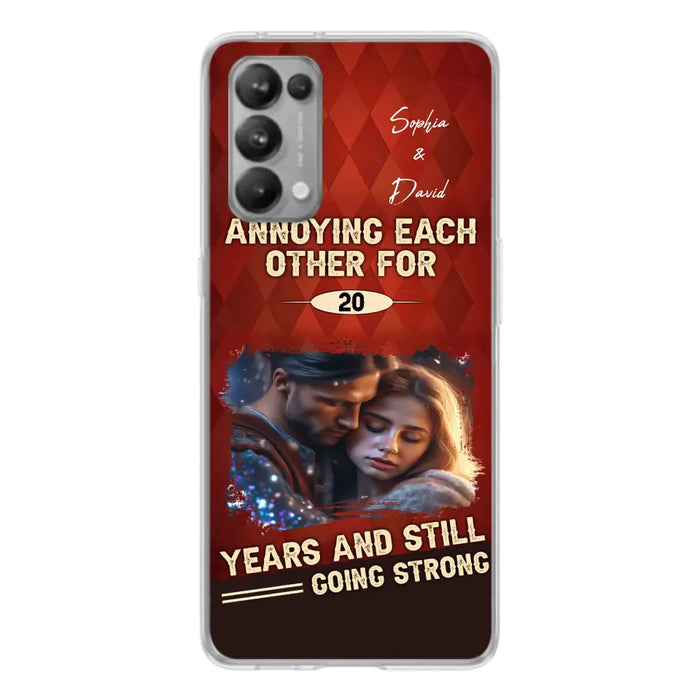 Personalized Couple Photo Phone Case - Gift Idea For Couple - Annoying Each Other For 20 Years And Still Going Strong - Case For Oppo/Xiaomi/Huawei