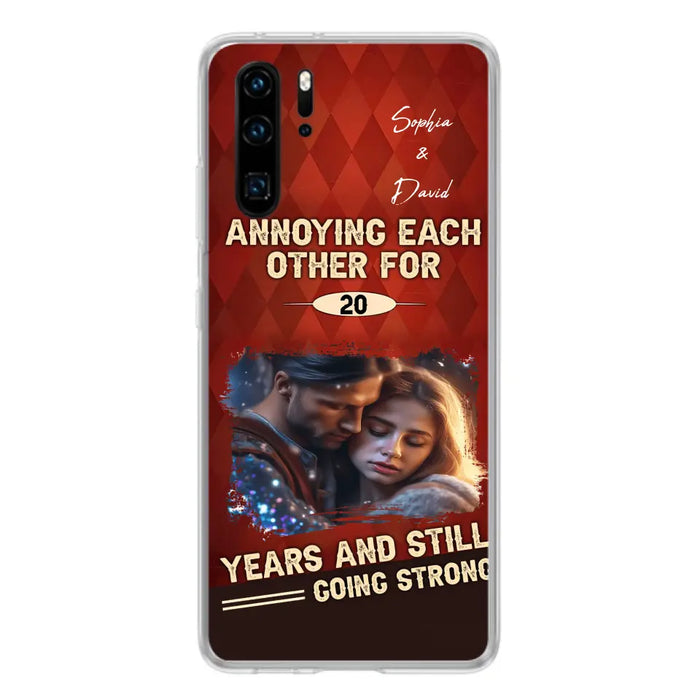 Personalized Couple Photo Phone Case - Gift Idea For Couple - Annoying Each Other For 20 Years And Still Going Strong - Case For Oppo/Xiaomi/Huawei