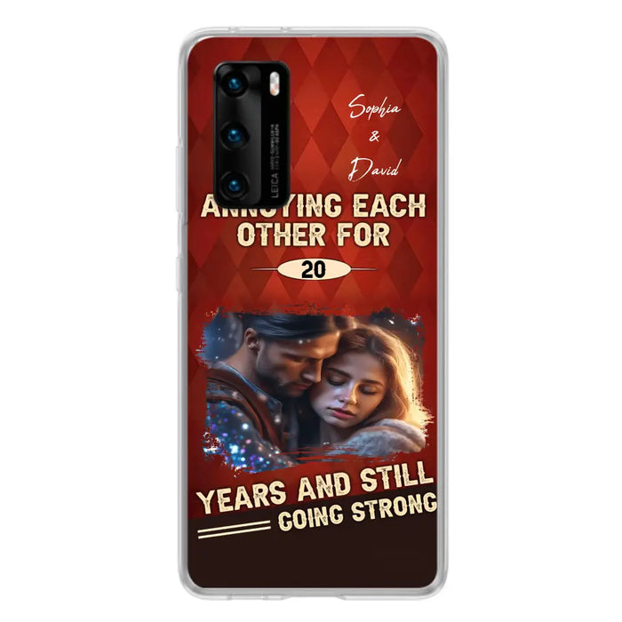 Personalized Couple Photo Phone Case - Gift Idea For Couple - Annoying Each Other For 20 Years And Still Going Strong - Case For Oppo/Xiaomi/Huawei