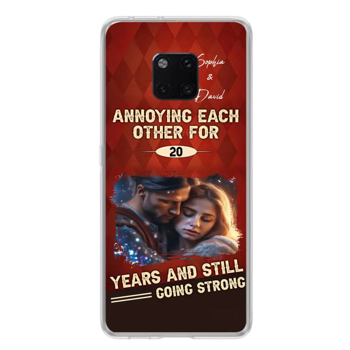 Personalized Couple Photo Phone Case - Gift Idea For Couple - Annoying Each Other For 20 Years And Still Going Strong - Case For Oppo/Xiaomi/Huawei