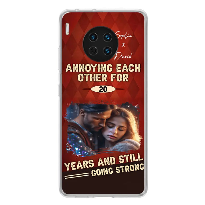 Personalized Couple Photo Phone Case - Gift Idea For Couple - Annoying Each Other For 20 Years And Still Going Strong - Case For Oppo/Xiaomi/Huawei