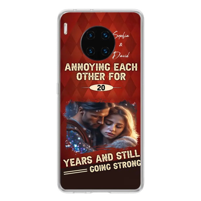 Personalized Couple Photo Phone Case - Gift Idea For Couple - Annoying Each Other For 20 Years And Still Going Strong - Case For Oppo/Xiaomi/Huawei