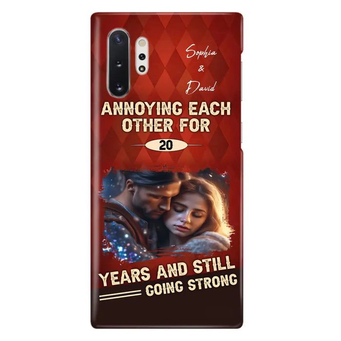 Personalized Couple Photo Phone Case - Gift Idea For Couple - Annoying Each Other For 20 Years And Still Going Strong - Case For iPhone/Samsung