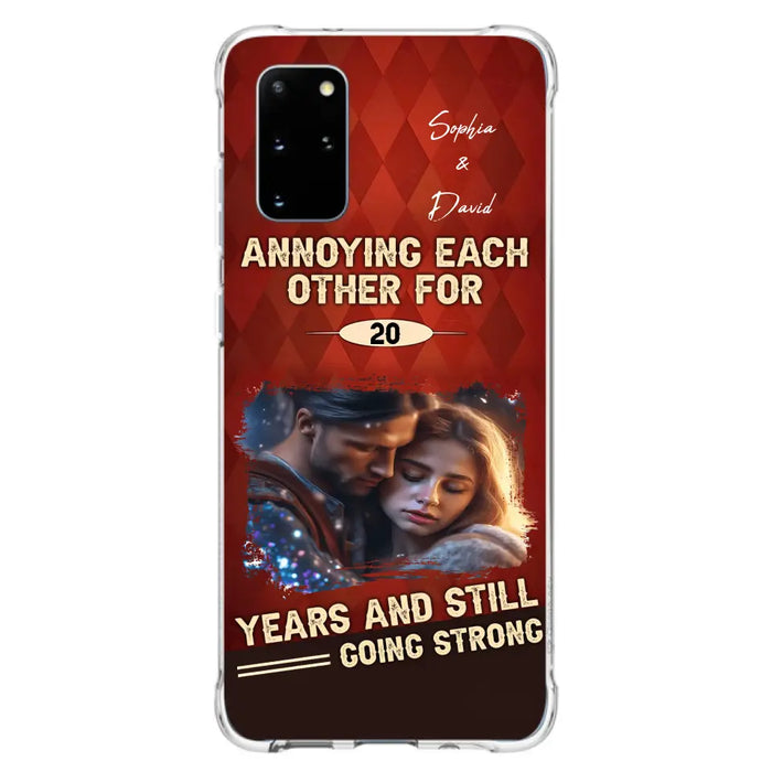 Personalized Couple Photo Phone Case - Gift Idea For Couple - Annoying Each Other For 20 Years And Still Going Strong - Case For iPhone/Samsung