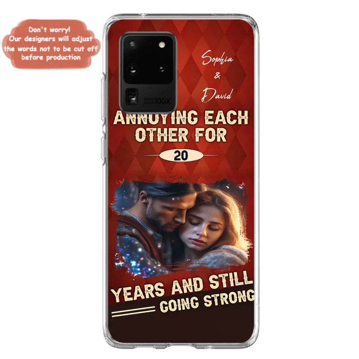 Personalized Couple Photo Phone Case - Gift Idea For Couple - Annoying Each Other For 20 Years And Still Going Strong - Case For iPhone/Samsung