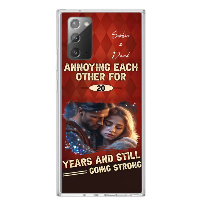 Personalized Couple Photo Phone Case - Gift Idea For Couple - Annoying Each Other For 20 Years And Still Going Strong - Case For iPhone/Samsung