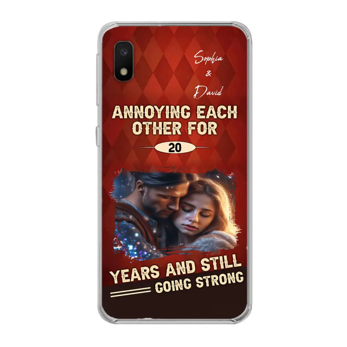 Personalized Couple Photo Phone Case - Gift Idea For Couple - Annoying Each Other For 20 Years And Still Going Strong - Case For iPhone/Samsung