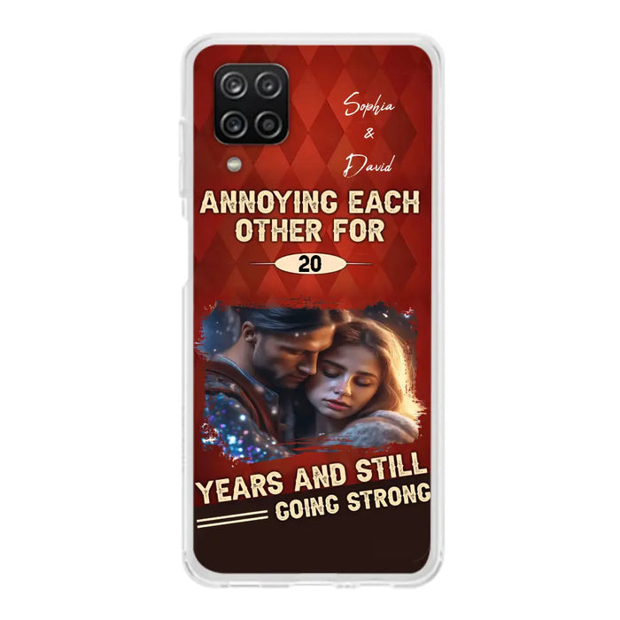 Personalized Couple Photo Phone Case - Gift Idea For Couple - Annoying Each Other For 20 Years And Still Going Strong - Case For iPhone/Samsung