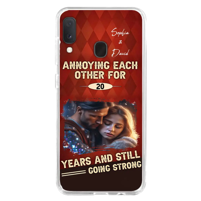 Personalized Couple Photo Phone Case - Gift Idea For Couple - Annoying Each Other For 20 Years And Still Going Strong - Case For iPhone/Samsung