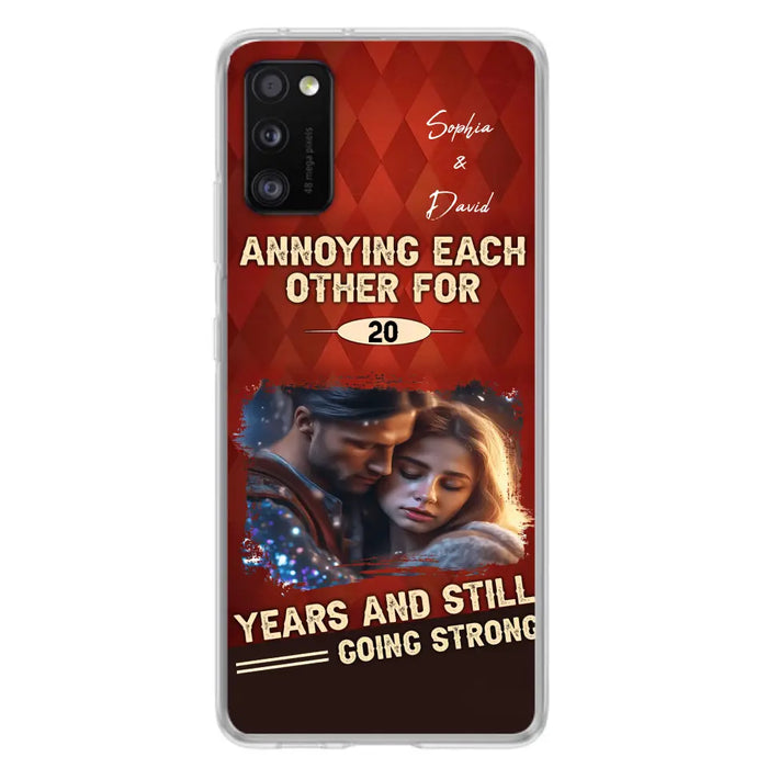 Personalized Couple Photo Phone Case - Gift Idea For Couple - Annoying Each Other For 20 Years And Still Going Strong - Case For iPhone/Samsung